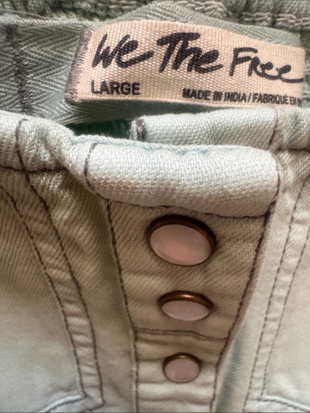 We The Free Reworked Denim Top - Picture 4 of 7